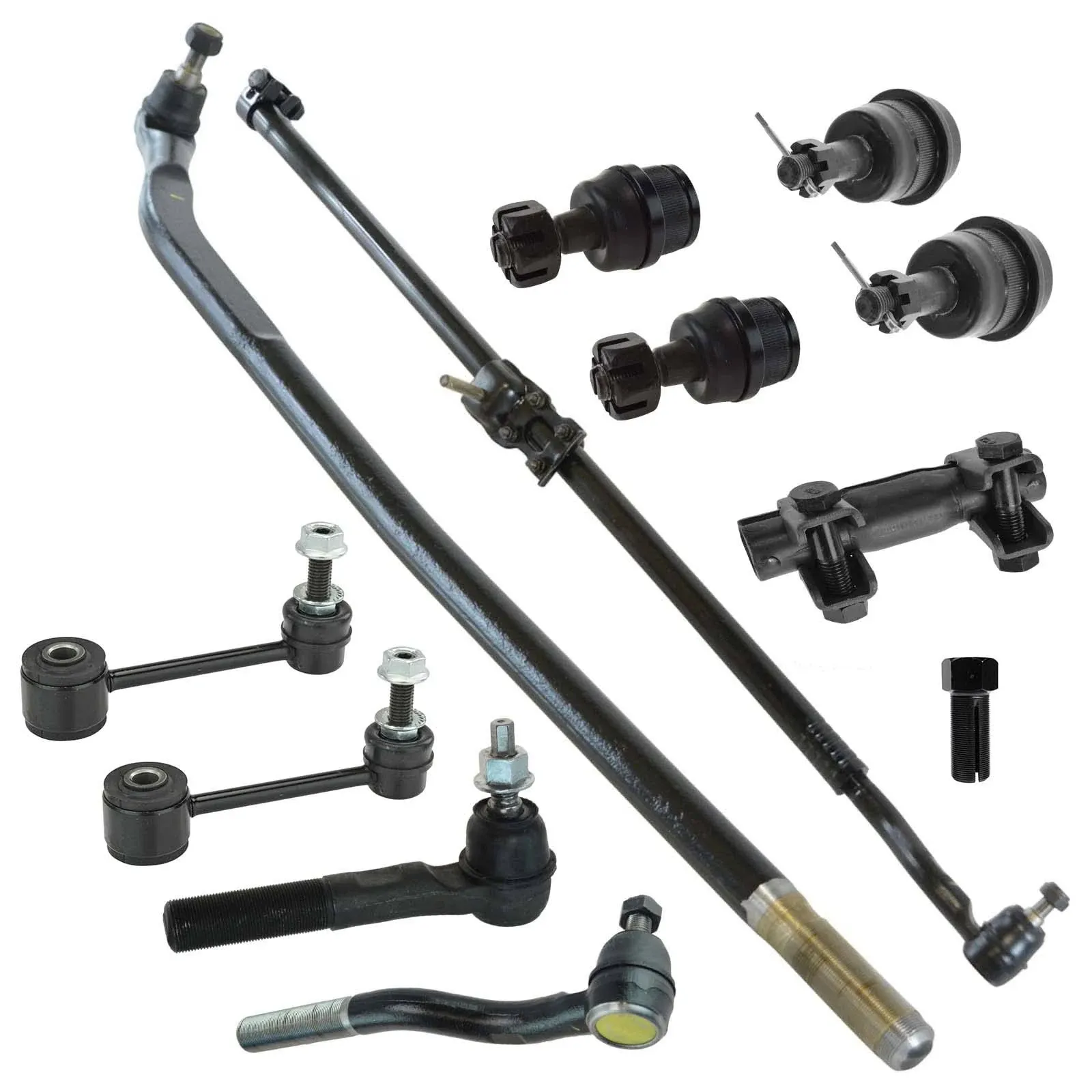 Jeep 12-Piece Steering and Suspension Kit for Wrangler