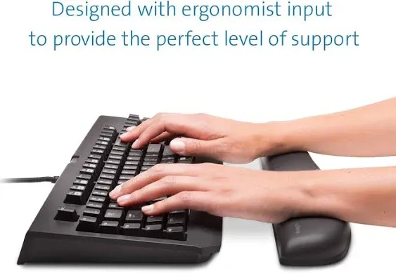 Kensington Duo Gel Mouse & Keyboard Wrist Rest Bundle, Blue (K52920WW),Medium (Set)