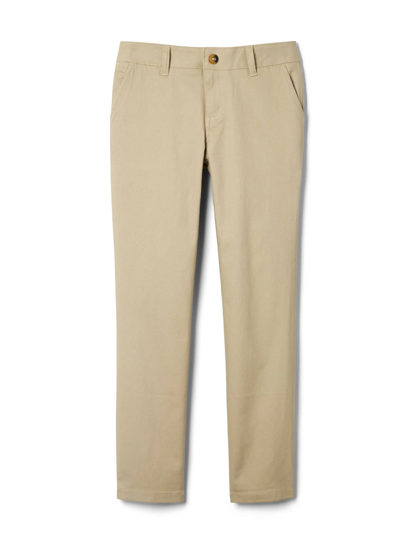 Womens Khaki Straight Leg Stretch Pant SK9490JL-KHI French Toast Sizes 2 to 16