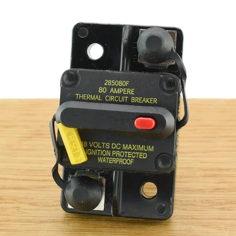 Blue Sea 285-Series 80 Amp Circuit Breaker