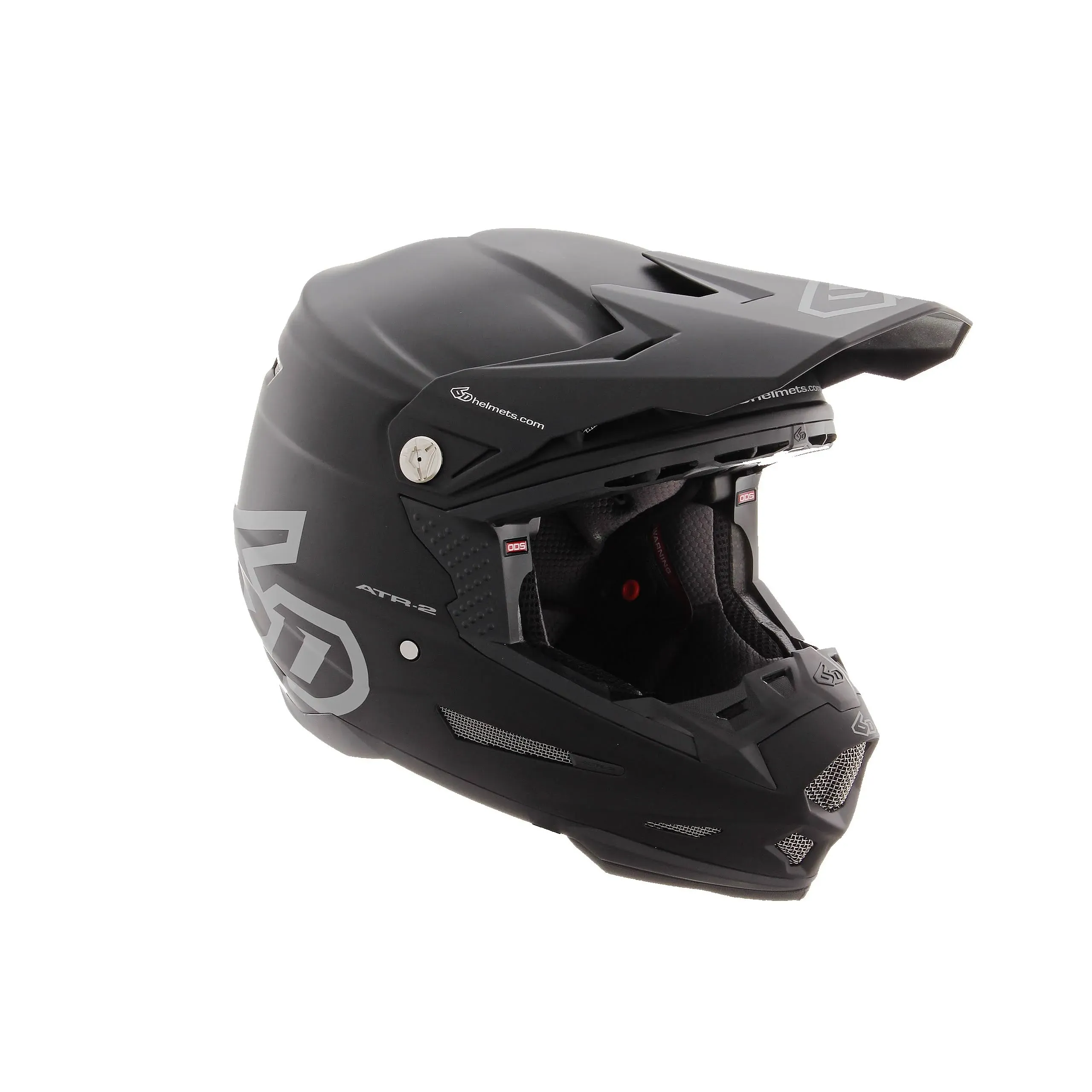 6D - ATR-2 MACH HELMET RED BLACK BLUE GLOSS SMALL