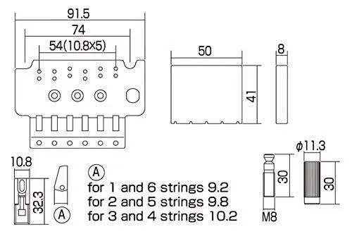 Floyd Rose Original Tremolo - Black