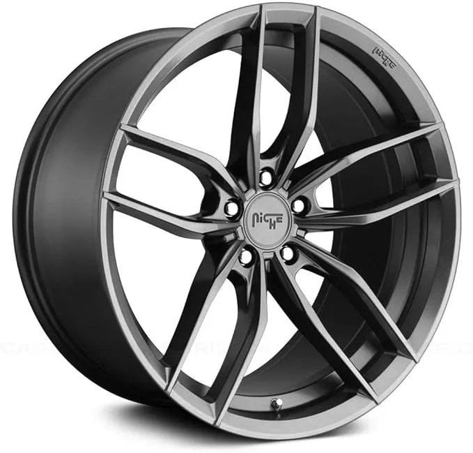 One 19x8.5 Niche Wheels M204 Vosso 5x114.3 ET35 Anthracite Wheel