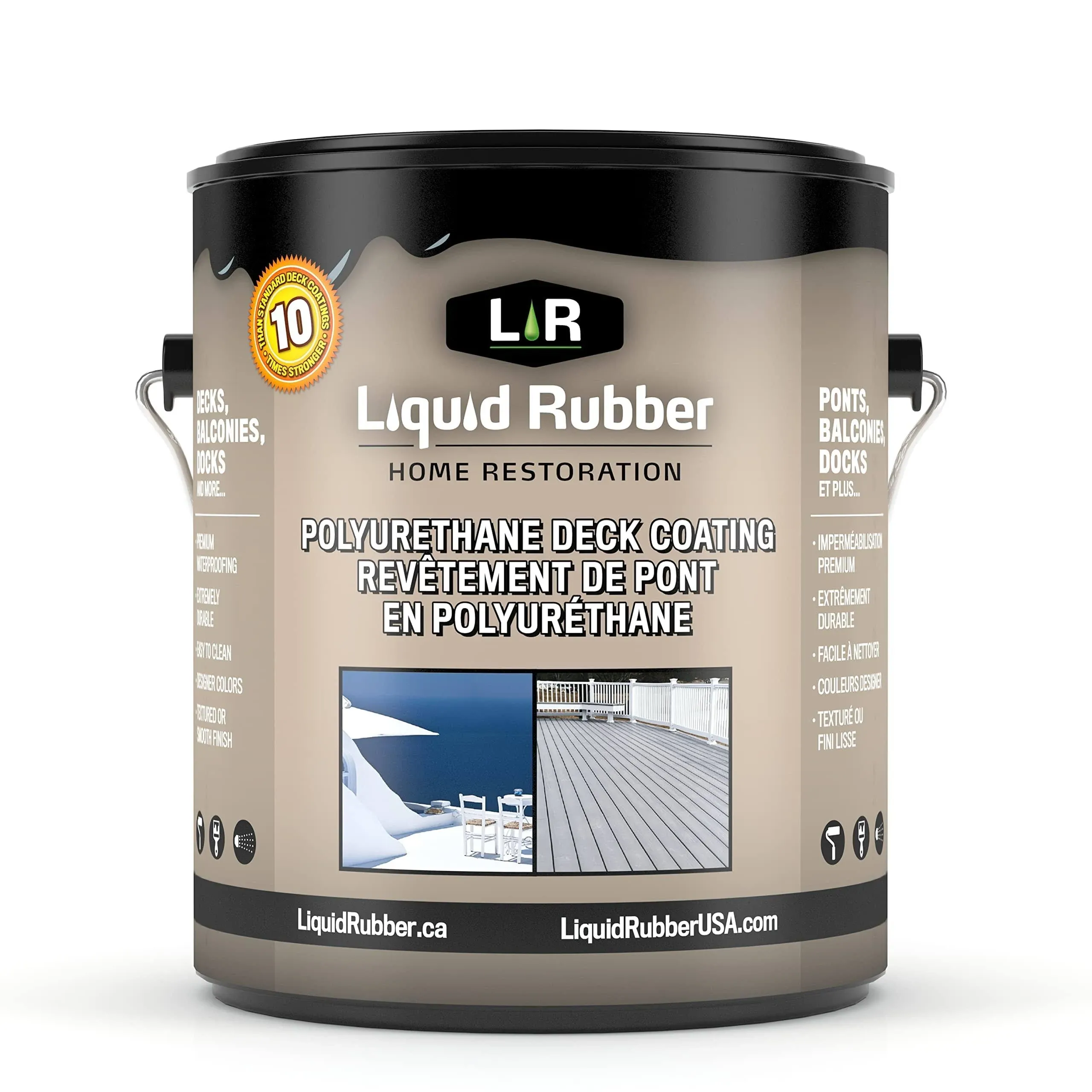 Liquid Rubber Polyurethane Deck Coating Solar Protection Deck Sealant