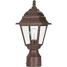 NUVO 60/547 One Light Post Mount, Bronze/Dark