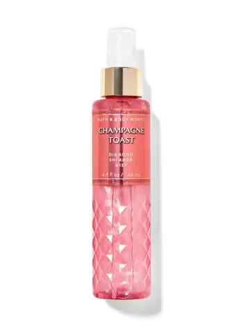 ALL NEW Champagne Toast Diamond Shimmer Mist 4.9 oz Bath &amp; Body Works