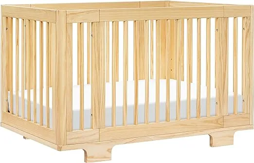 Babyletto Yuzu 8 in 1 Convertible Crib with All-Stages Conversion Kits Natural