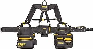 DEWALT Professional Tool Belt Organizer With Suspenders and 25 Pockets, Heavy Duty Construction (DWST540602)