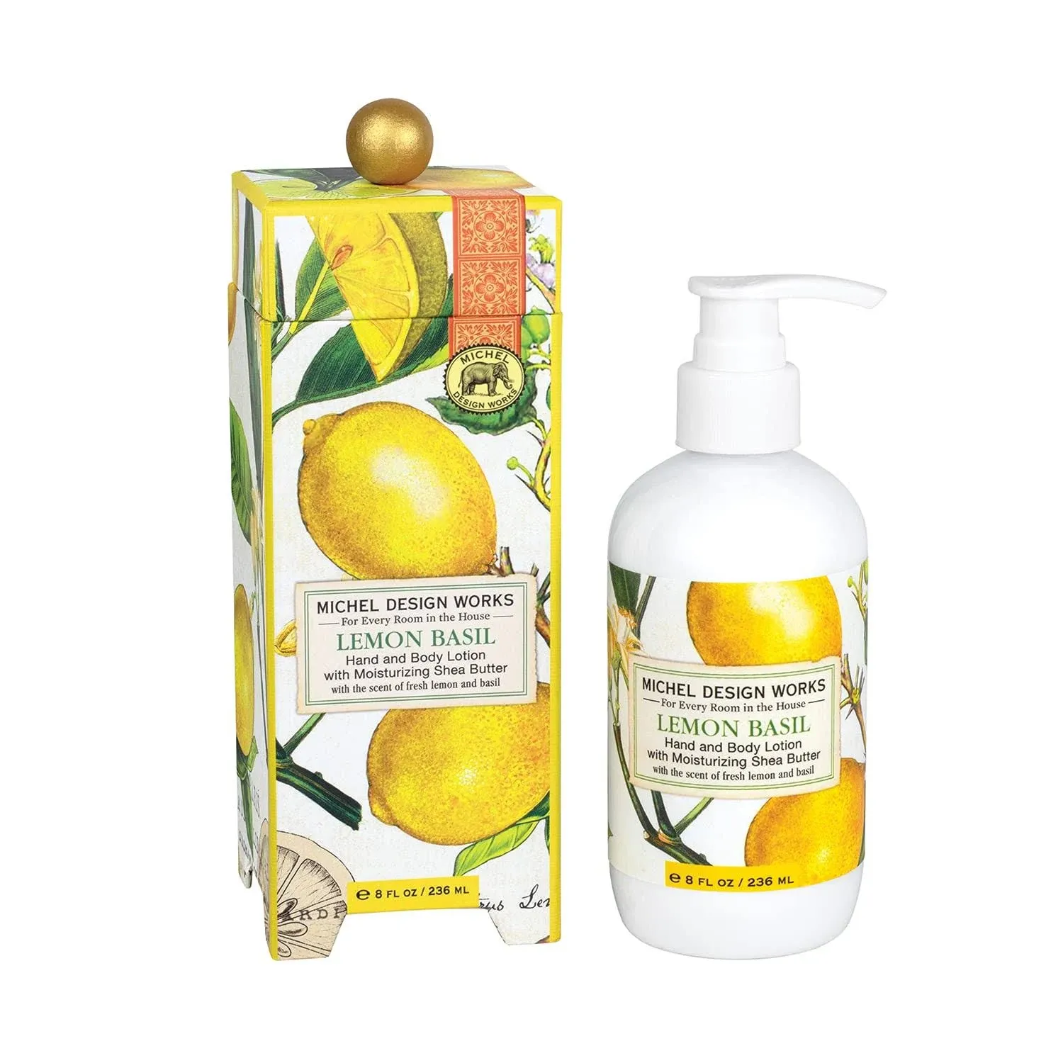 Michel Design Works Lemon Basil Hand and Body Lotion