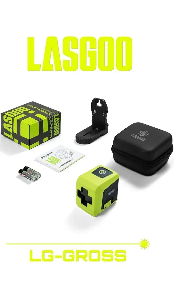 LASGOO Laser Level Self Leveling Green Cross