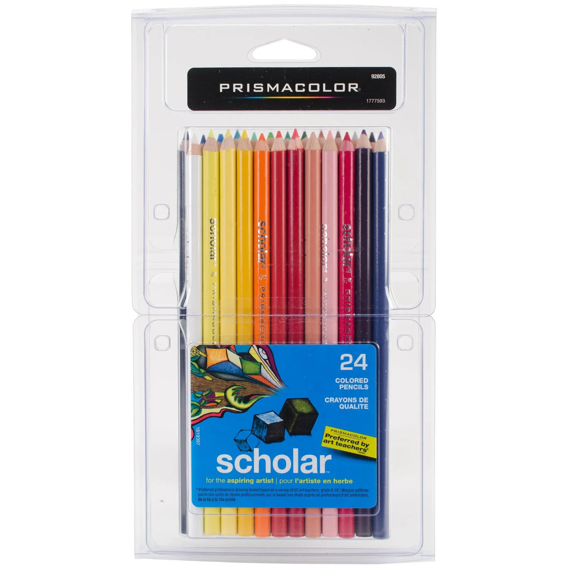 Prismacolor Scholar Colored Pencil Set, 24-Colors