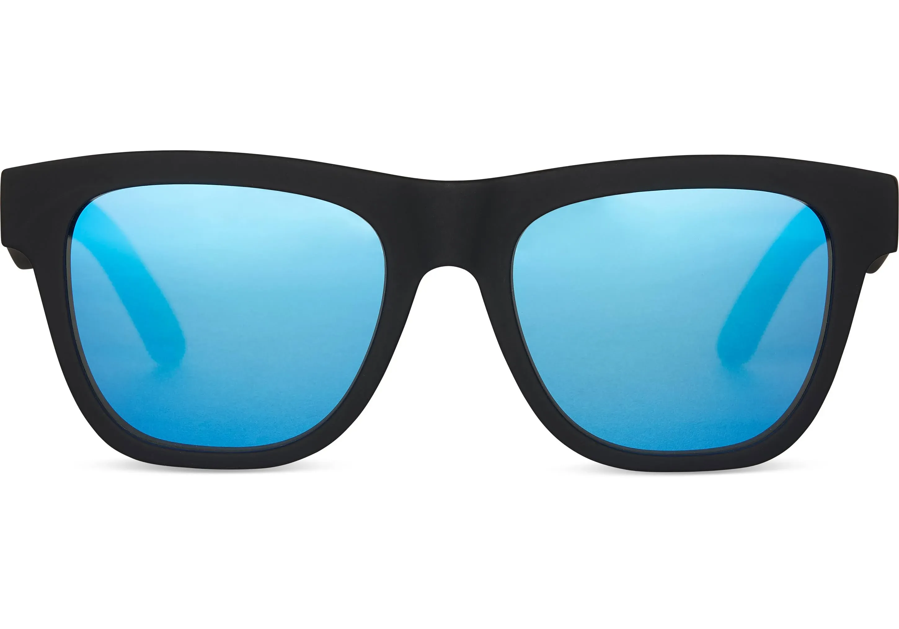 Toms: Traveler Dalston Matte Black Mirrors Sunglasses