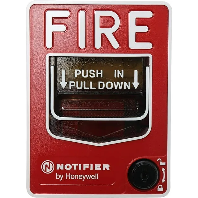 Notifier Nbg-12Lx Fire Alarm Addressable Pull Station Key Lock