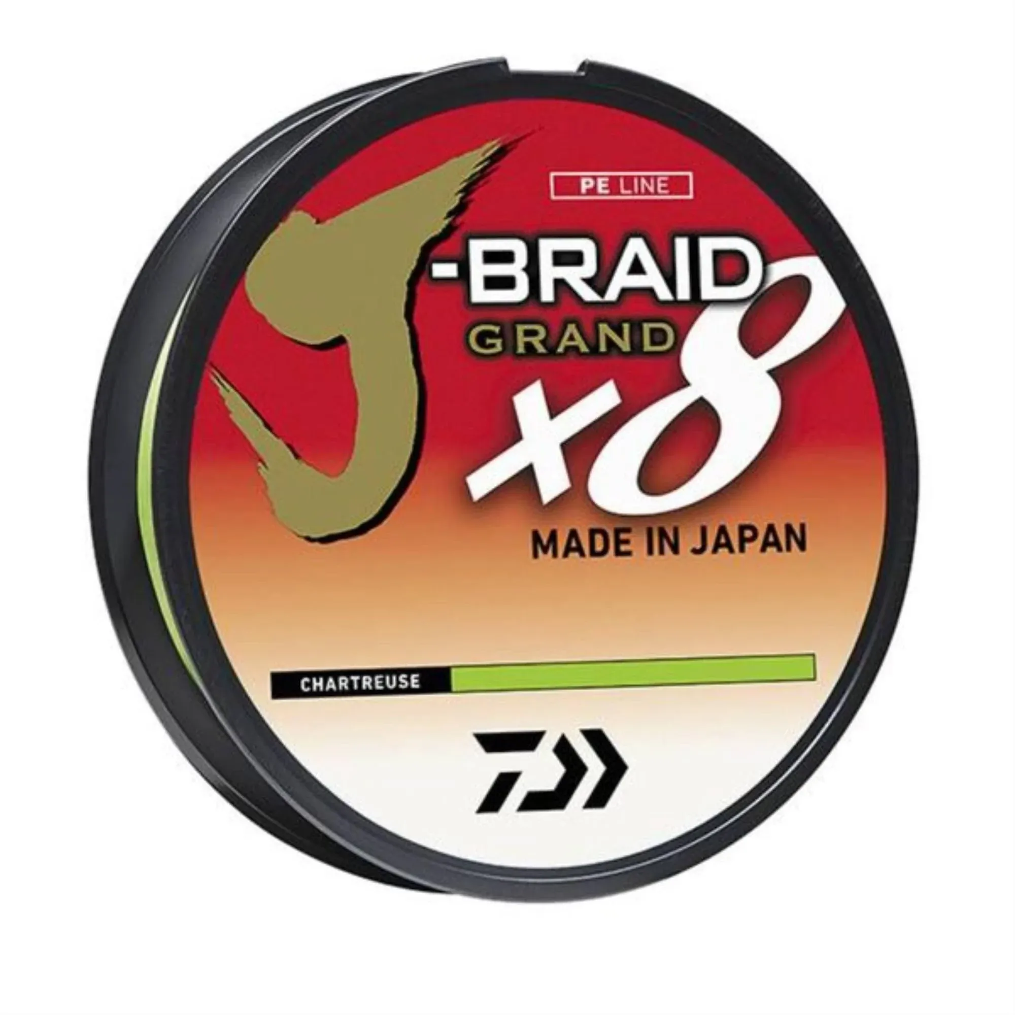 Daiwa J-Braid Grand x8 Chartreuse / 30lb.