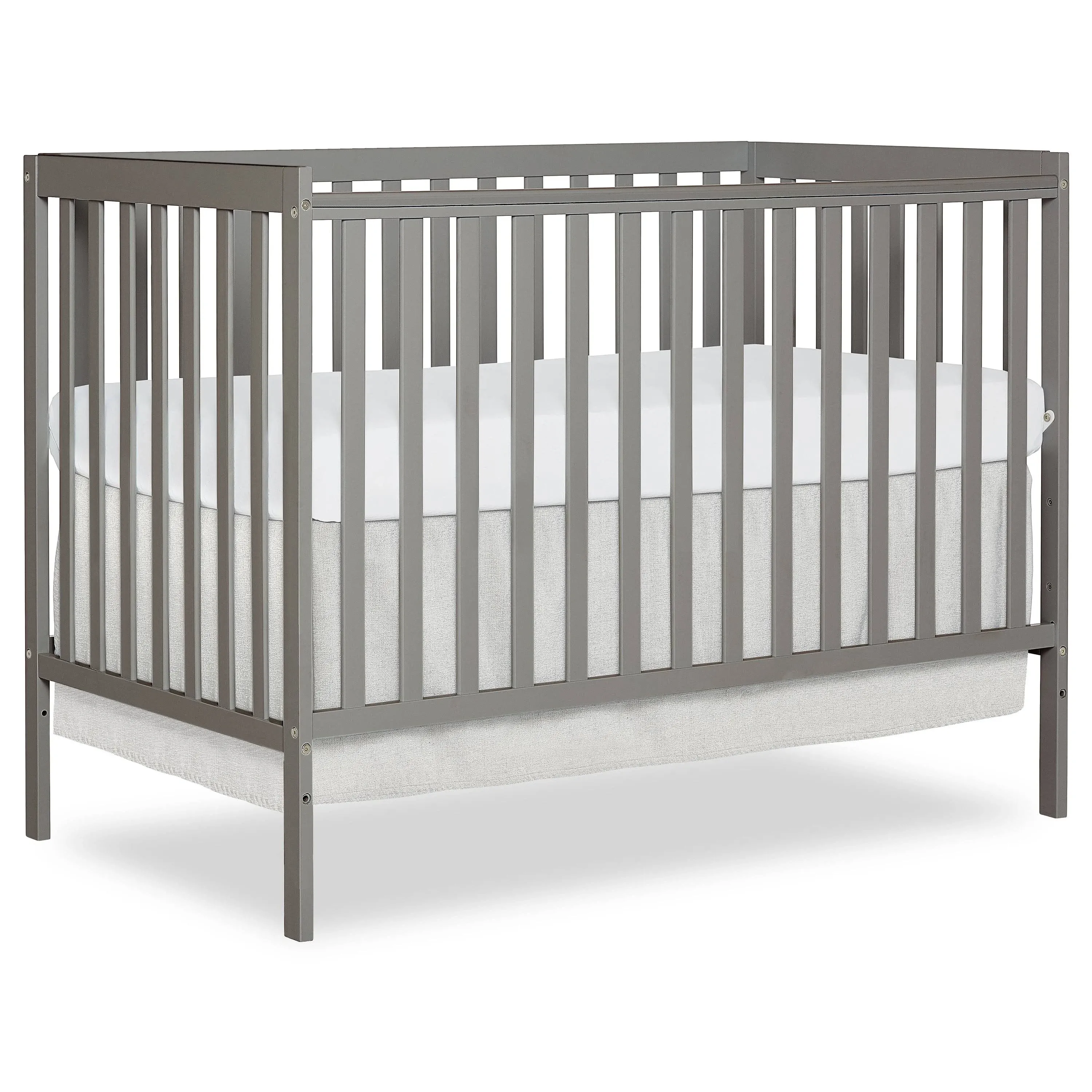 Dream On Me Synergy 5-in-1 Convertible Crib, White