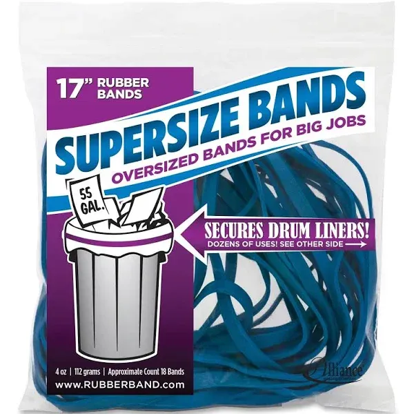 Alliance 17" Blue Supersize Rubber Bands