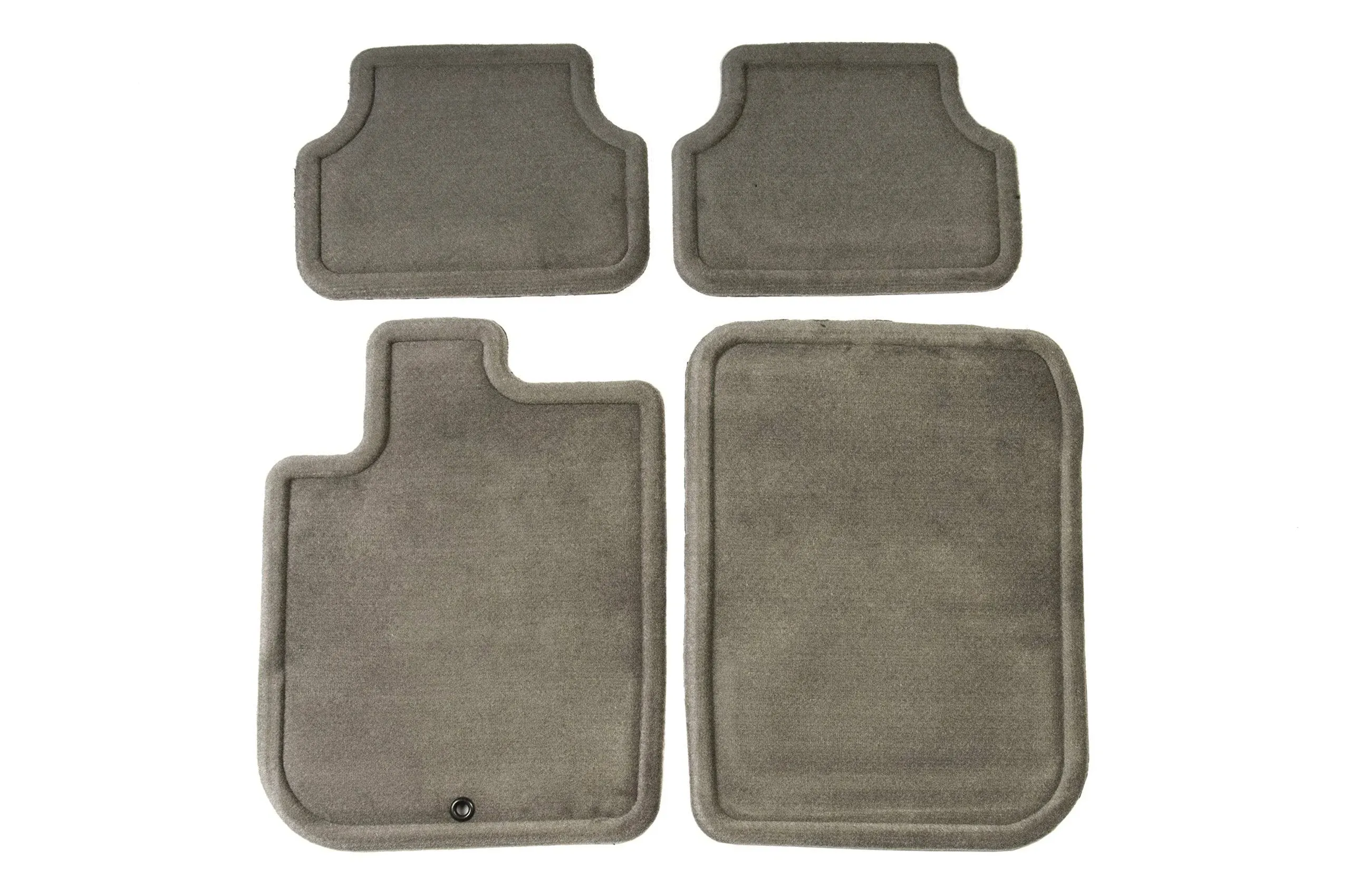 GM Accessories 15296508 Front and Rear Carpeted Floor Mats in Gray