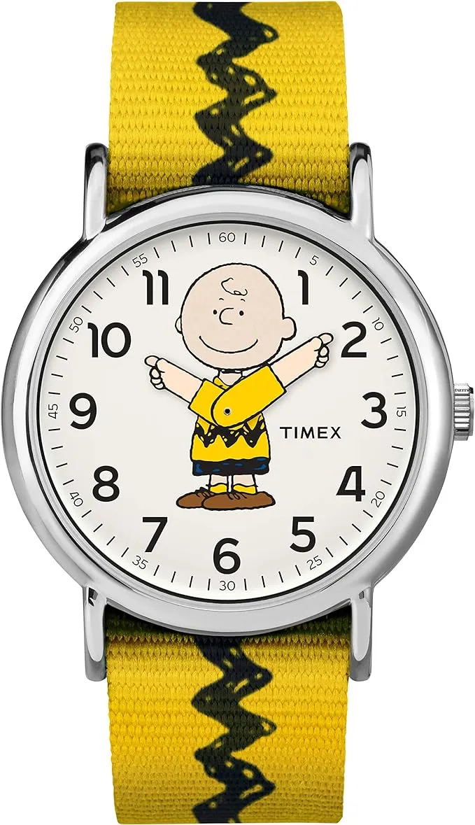 Kids Timex Weekenders Peanuts Watch - TW2R41100JT Yellow