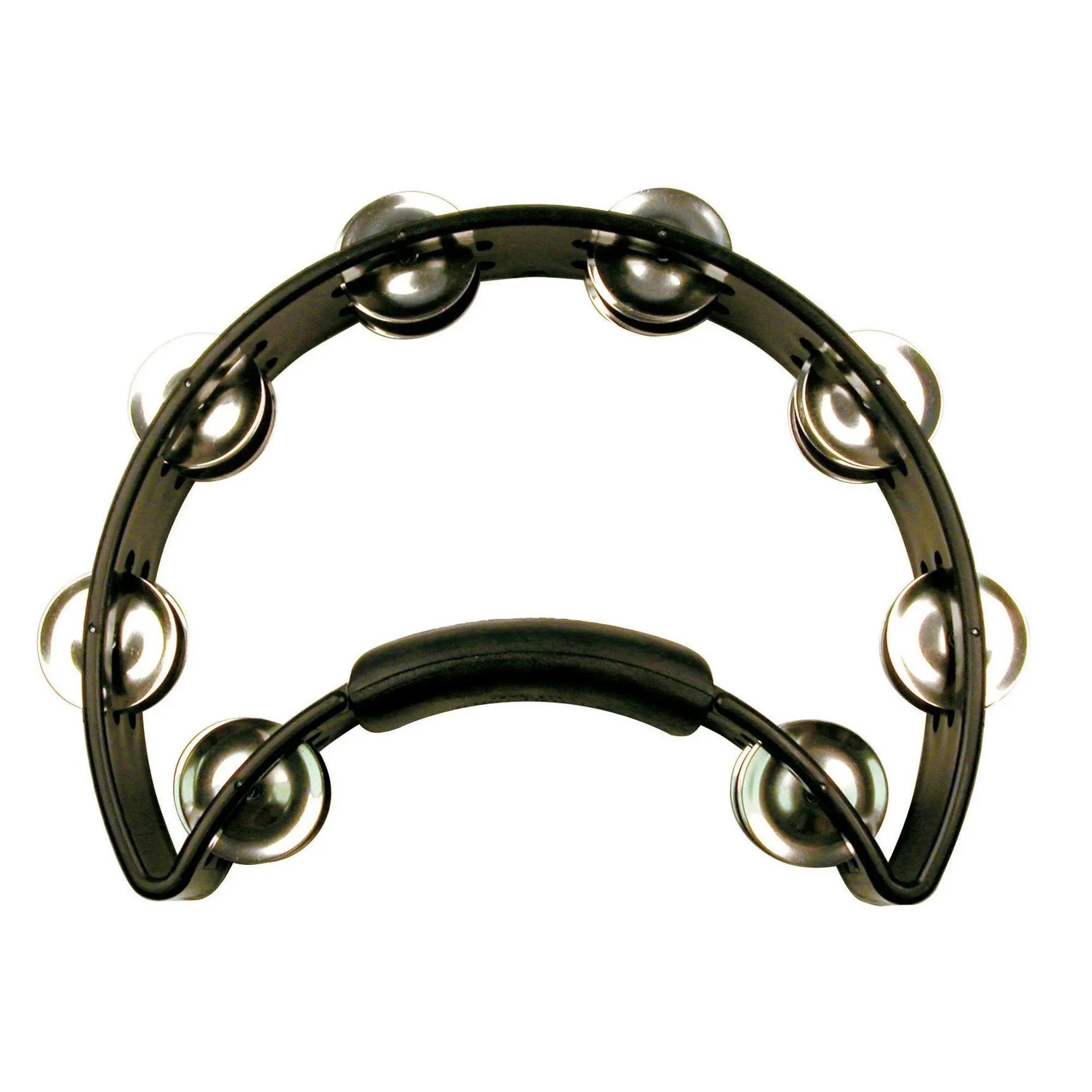 Rhythm Tech Tambourine & Nickel Jingles Black