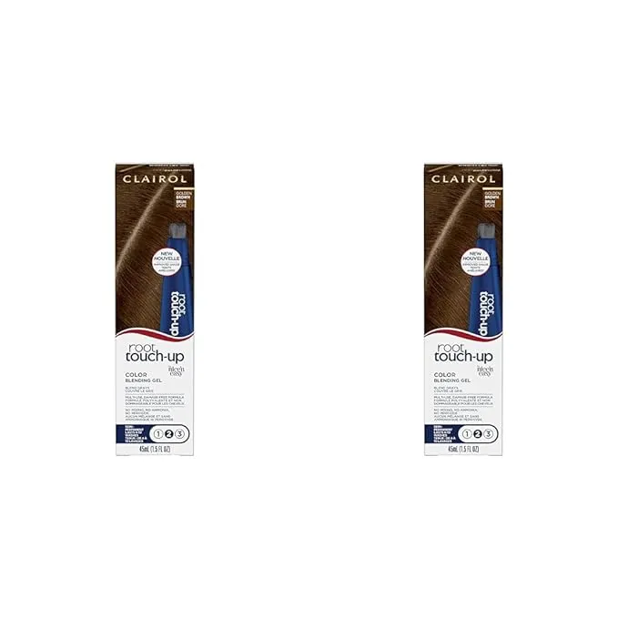 Clairol Root Touch-Up Semi-Permanent Hair Color Blending Gel, 5R Auburn Red, Pack of 2