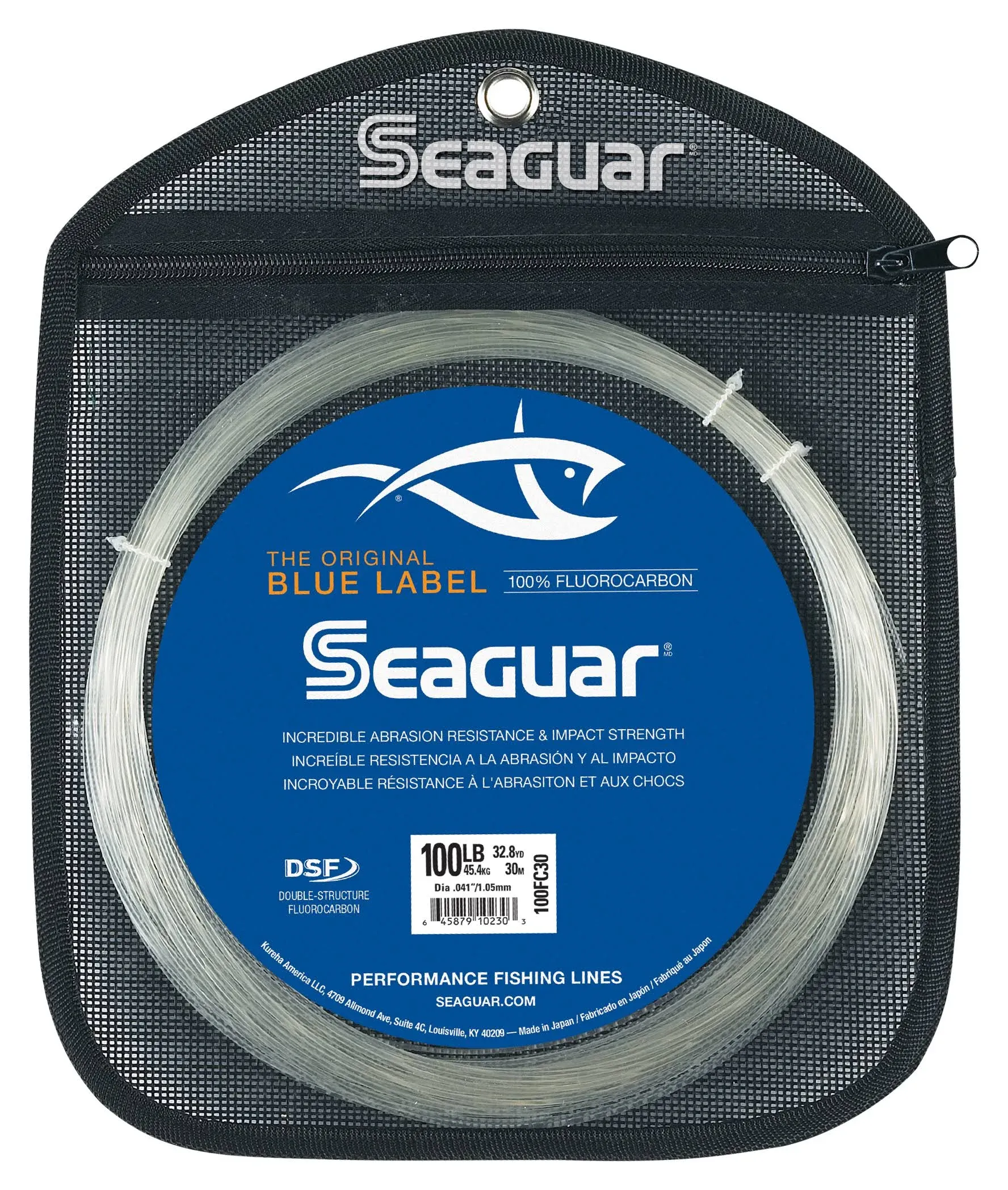 Seaguar Blue Label Big Game Fluorocarbon Leader