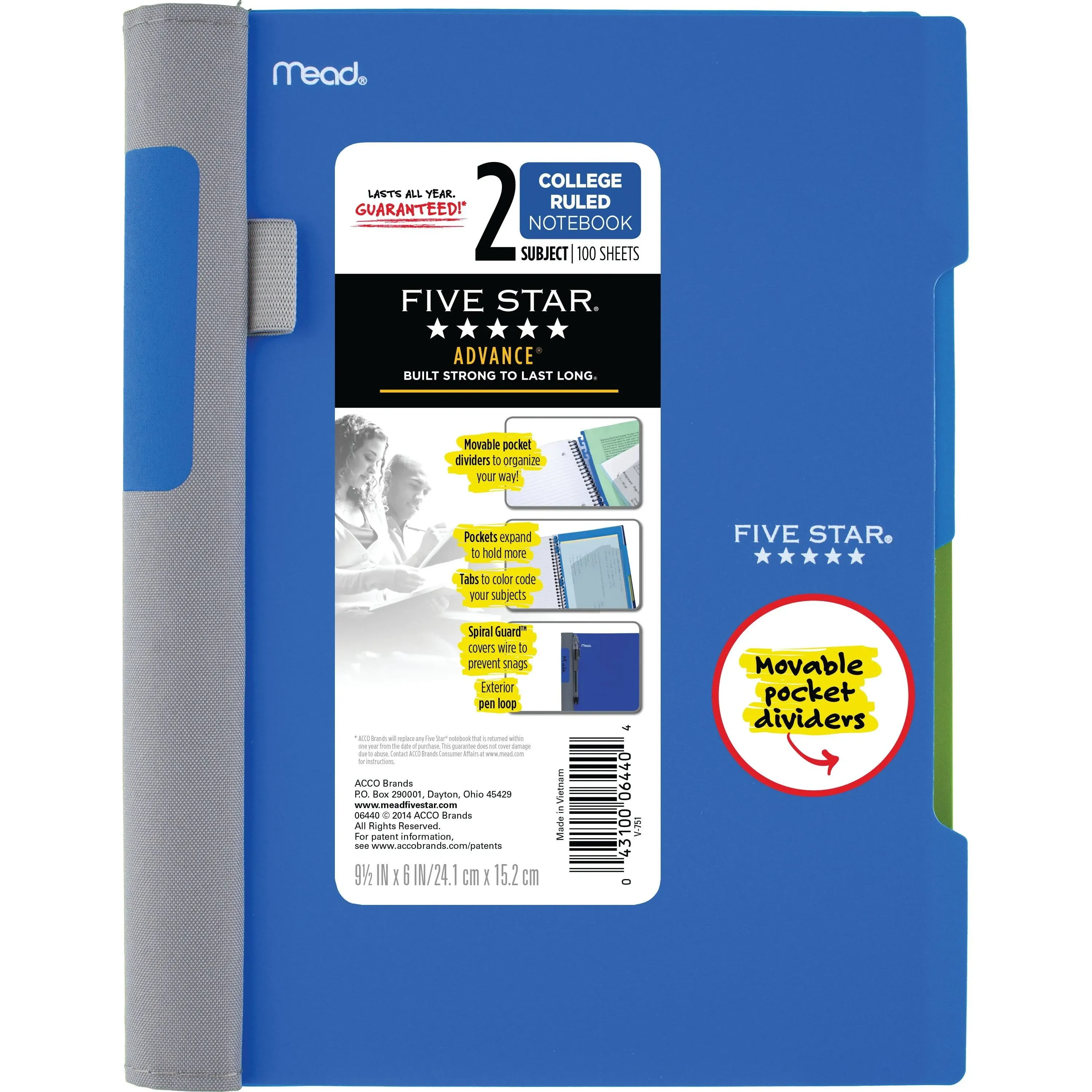 Five Star Advance Spiral Notebook