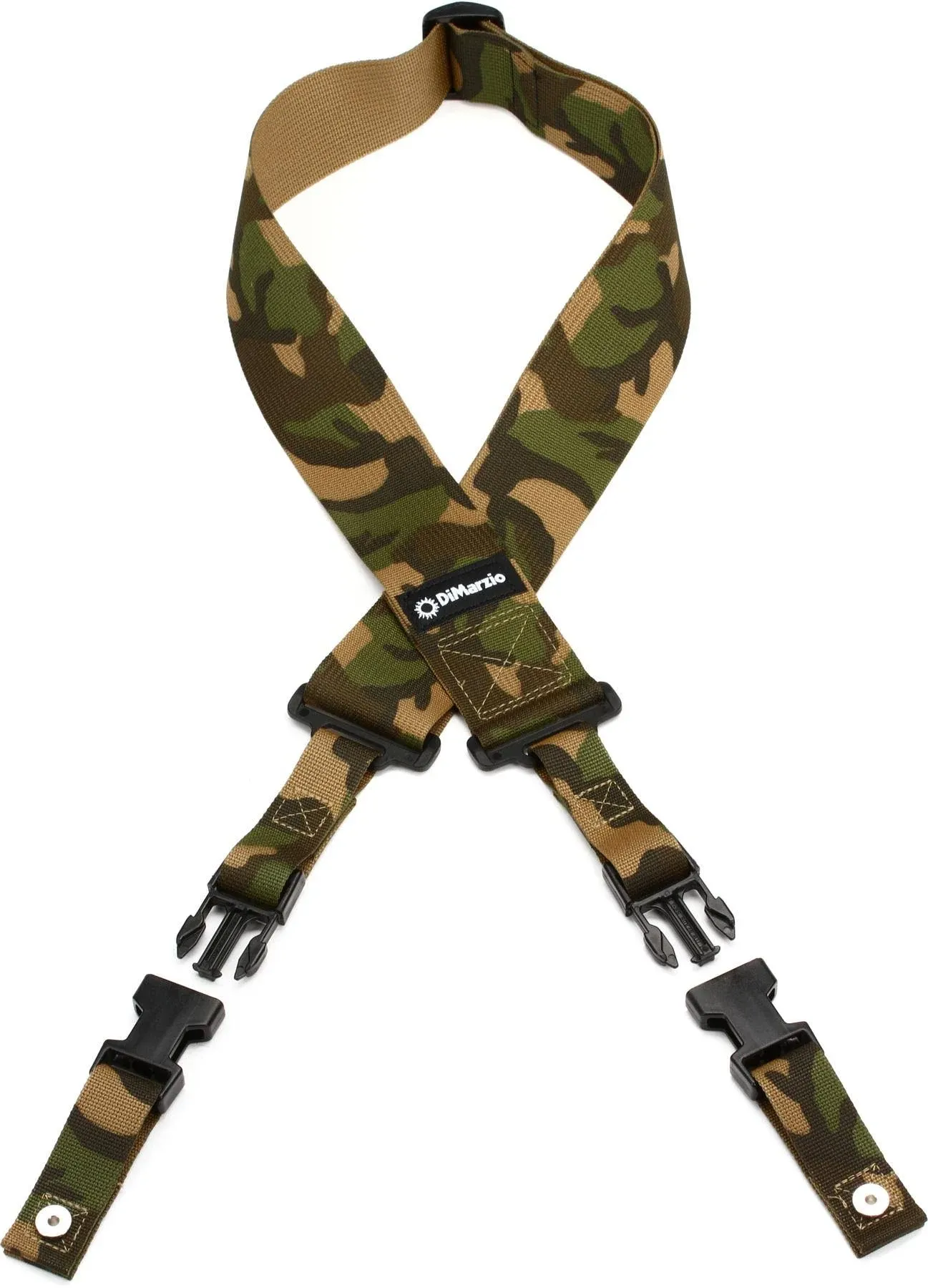 DiMarzio DD2200CM Cliplock Guitar Straps - Camouflage, 22.23 x 10.16 x 5.08 cm; 180 Grams