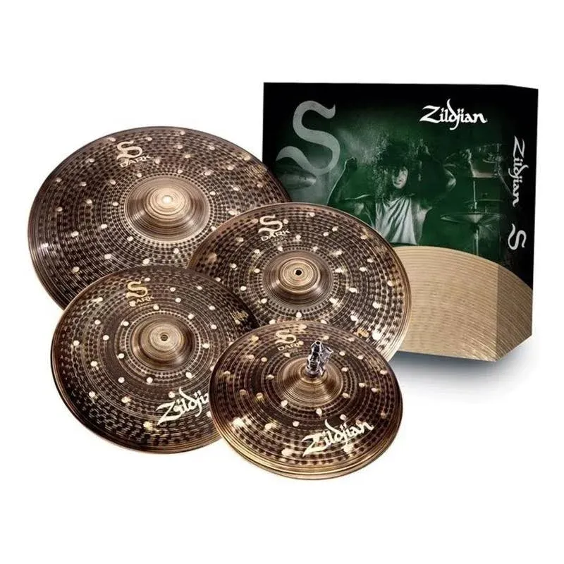 Zildjian S Dark 4680 Cymbal Set 14H/16-18C/20R | American Musical Supply