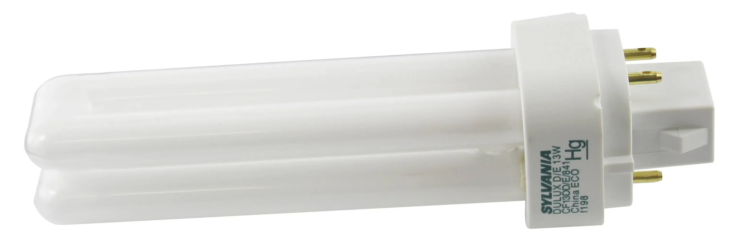 13 Watt, pin-based Compact Fluorescent, 4100K, 82 CRI, G24Q-1 (4-Pin) base Light Bulb by Satco