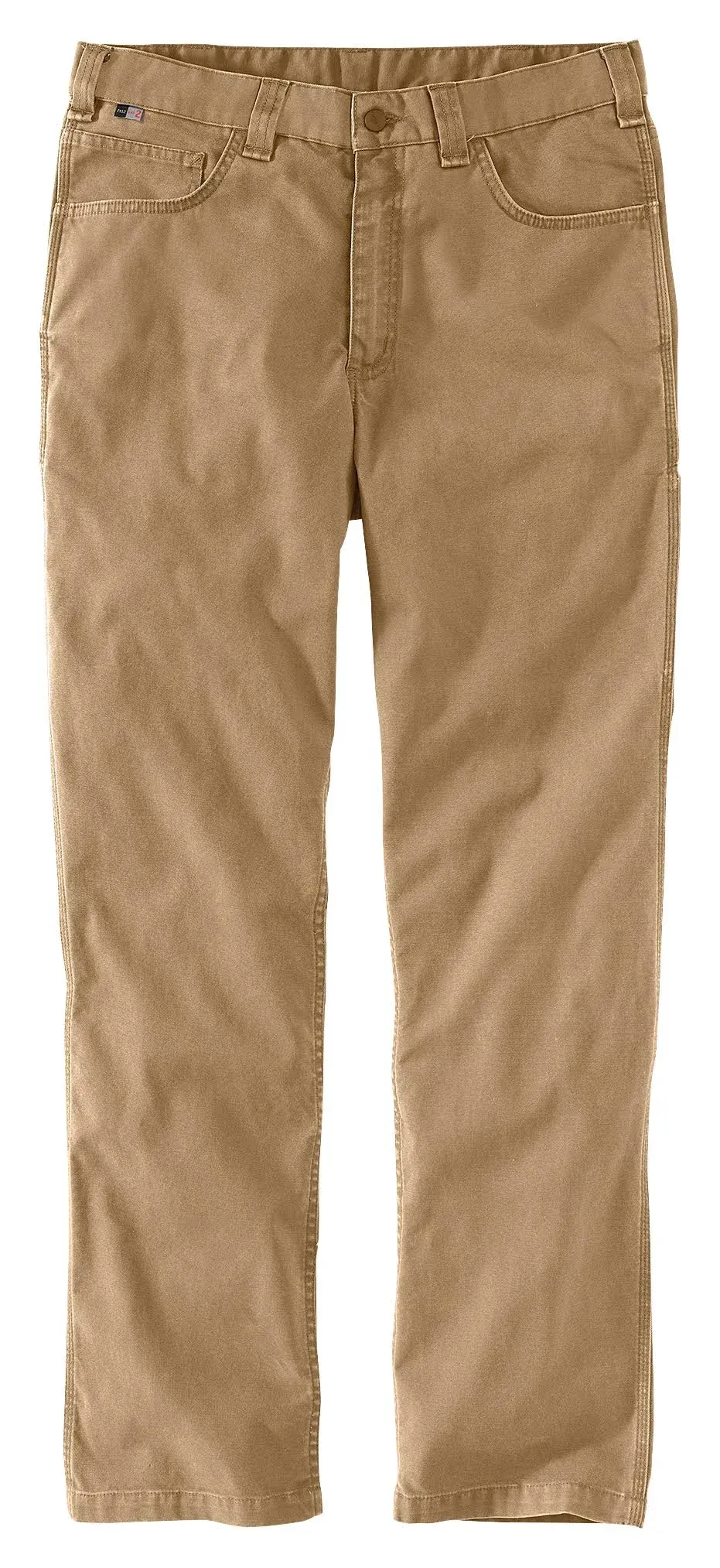 "Carhartt Men's Flame Resistant Rugged Flex® Relaxed Fit Canvas Pant_Dark Khaki"