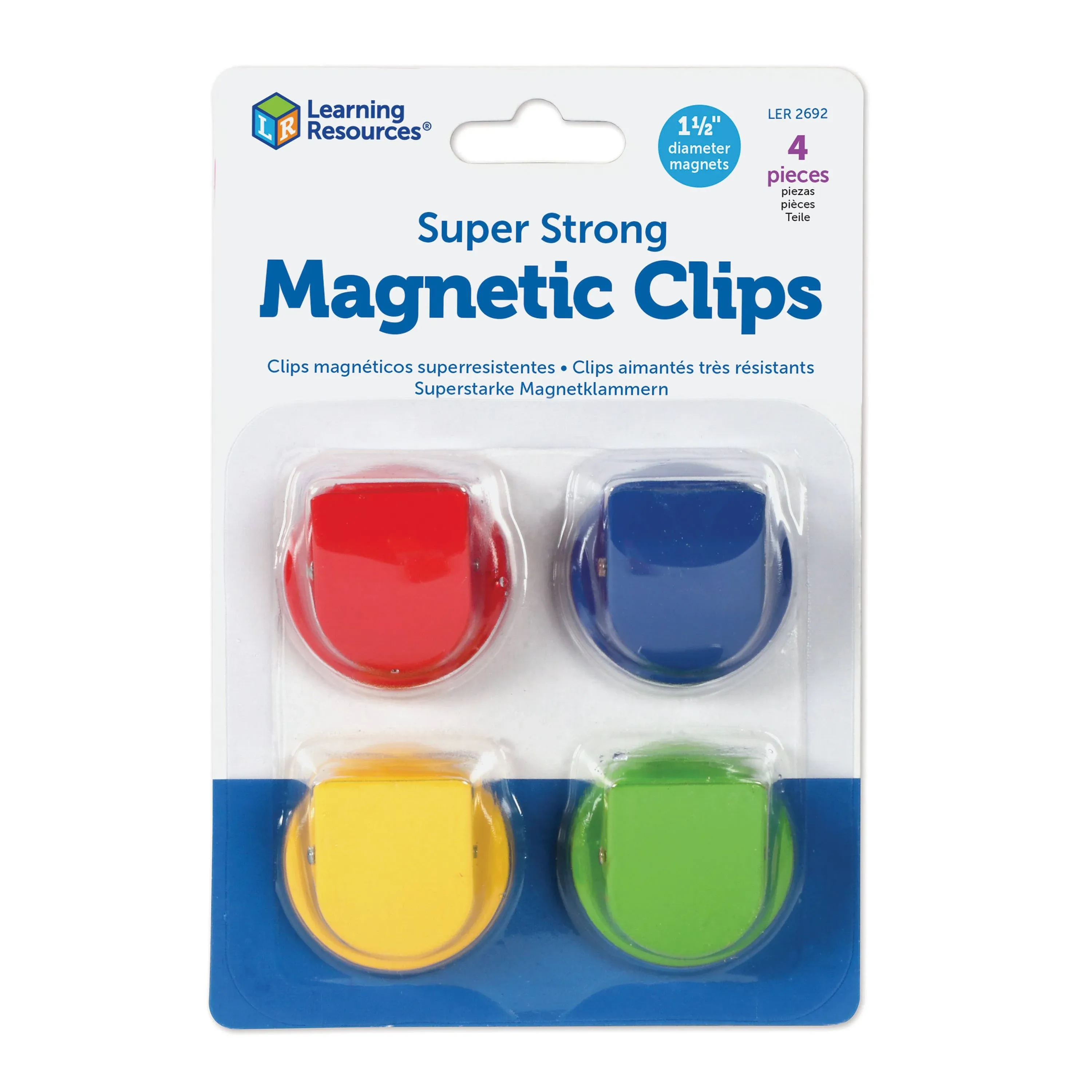 Learning Resources Super Strong Magnetic Clips Set