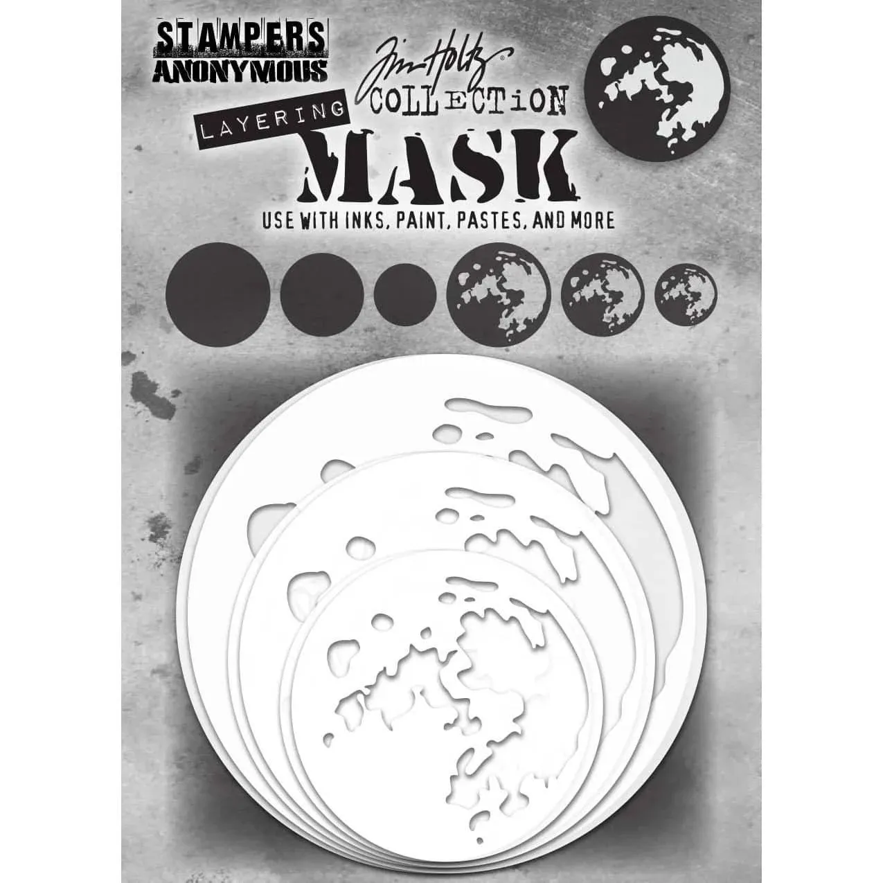 Stampers Anonymous - Stampers Anon Moon MASK Layering 6/PKG