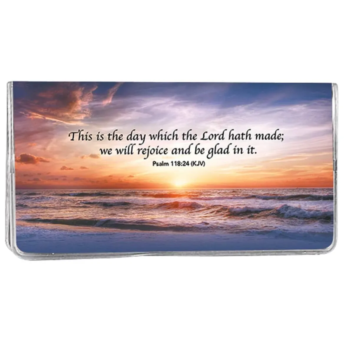 Personalized 2 Yr Planner Sunset Psalm 118, 2023-2024 - Pocket Sized Calendar Ideal for Purses, Briefcases, or Backpacks – 6¾ Inches x 3 5/8 Inches