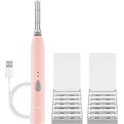 Spa Sciences SIMA, Sonic Dermaplaning Tool for Painless Facial Exfoliation & Peach Fuzz Removal, White