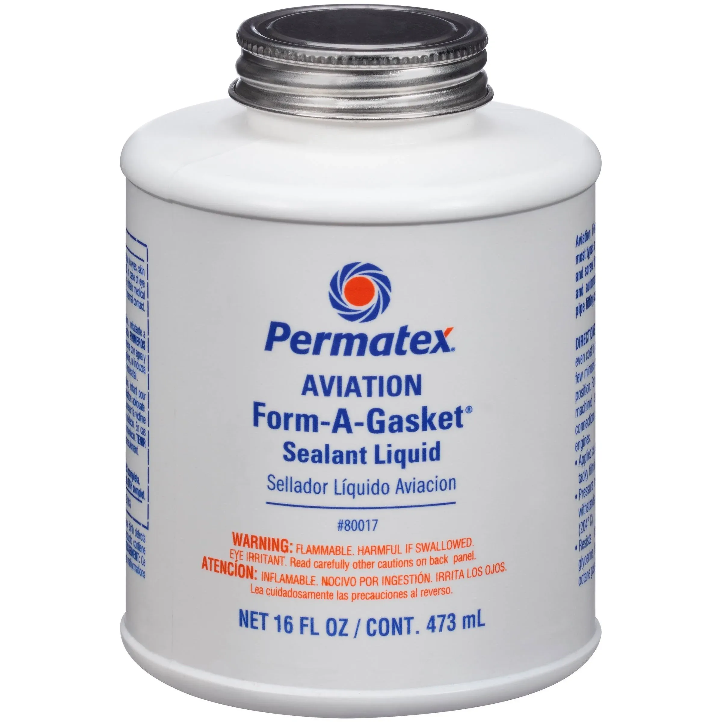 Permatex 80017 Aviation Form-A-Gasket Liquid Sealant 16 oz Bottle