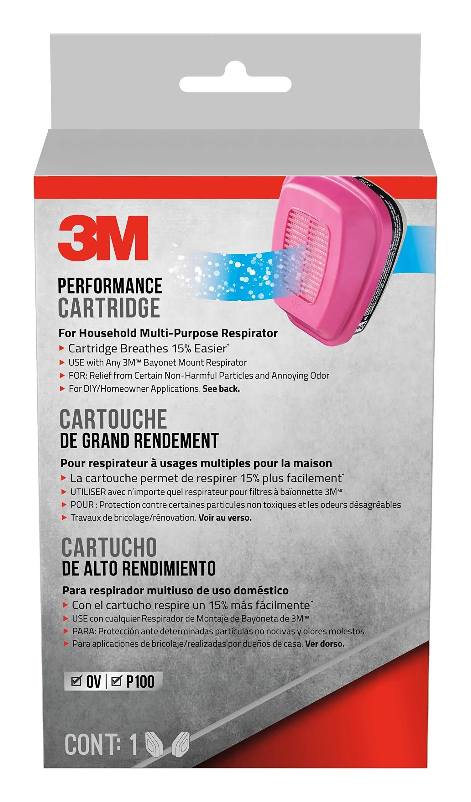 3M Household Respirator Replacement Cartridge