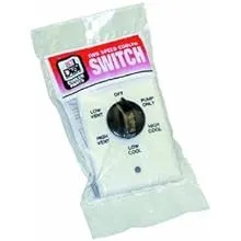 Dial Two-Speed Six-Position Plastic Rotary Switch 7110