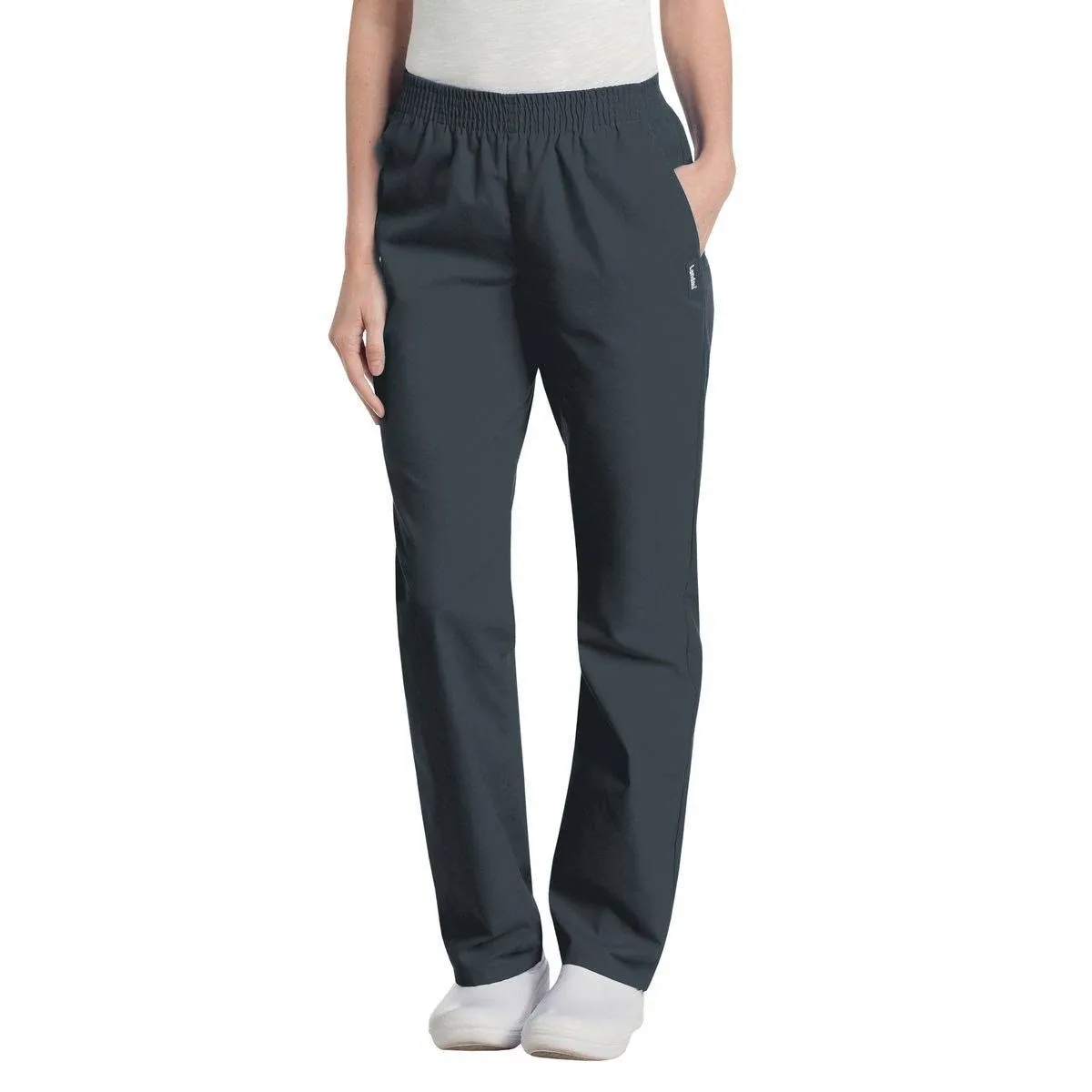 "Landau Essentials Women's Straight-Leg Scrub Pants Bottoms  8327"