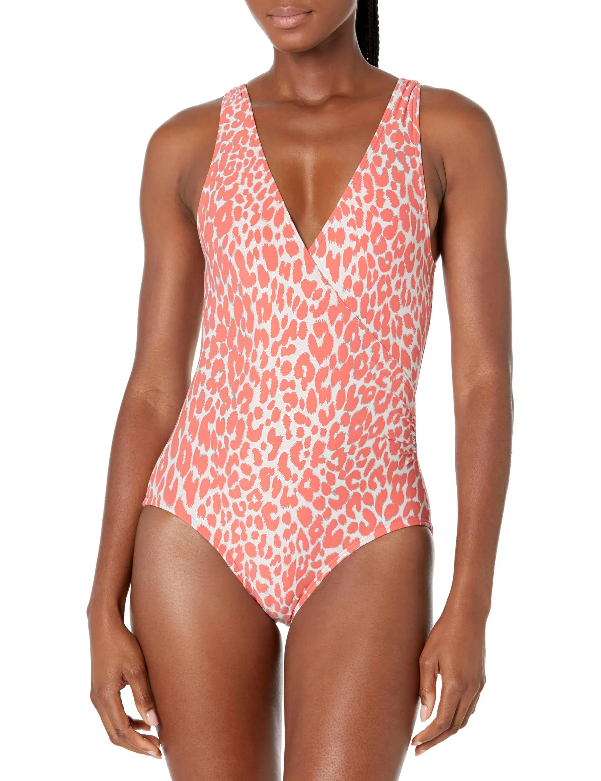 Surplice One-piece In Orange