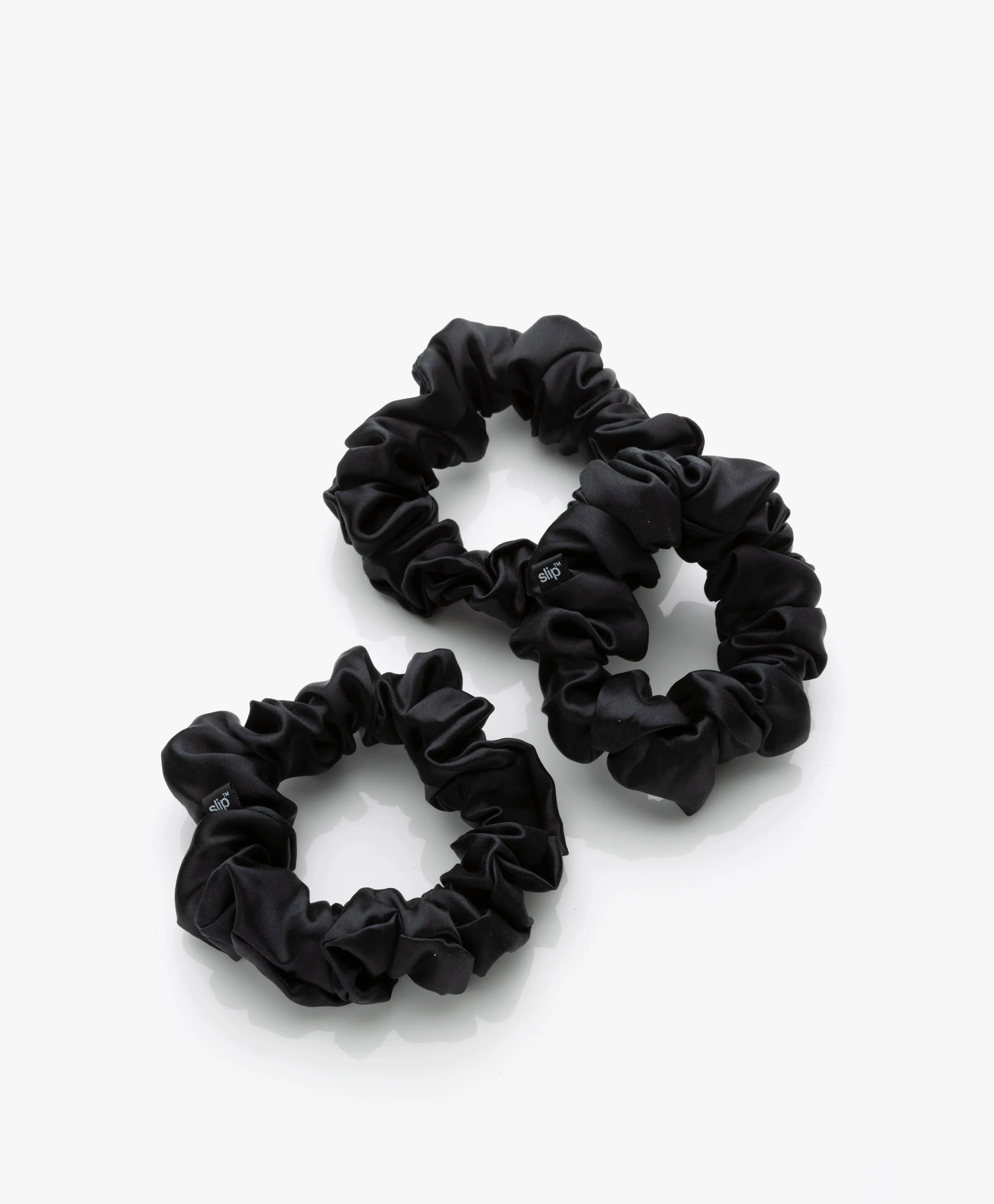 Slip Large Silk Scrunchies - Black