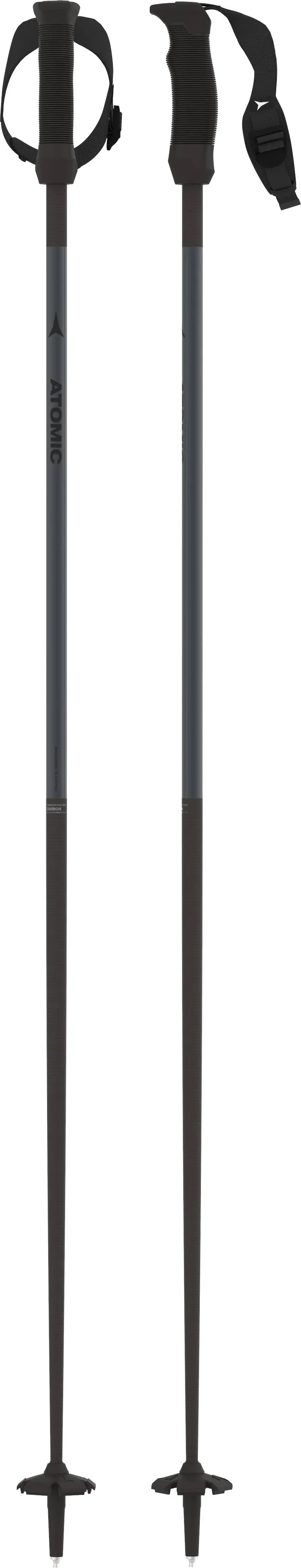 Atomic AMT Carbon SQS Ski Poles Black, 115cm