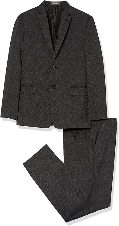 Van Heusen Boys' Big 2-Piece Formal Suit Set, Mini Black, 10Van Heusen Boys' Big 2-Piece Formal Suit Set, Mini Black, 10