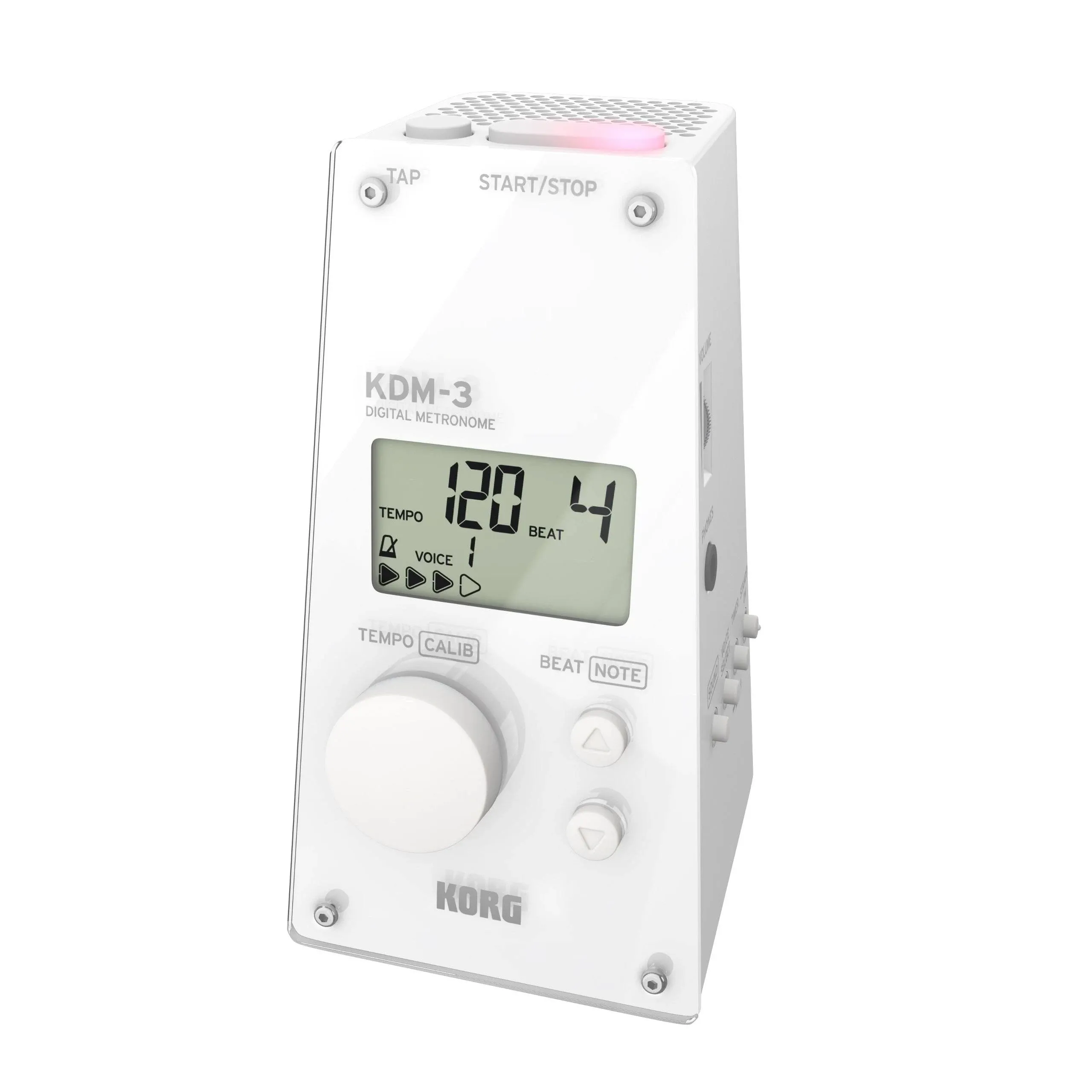 Korg KDM-3 Digital Metronome (White)