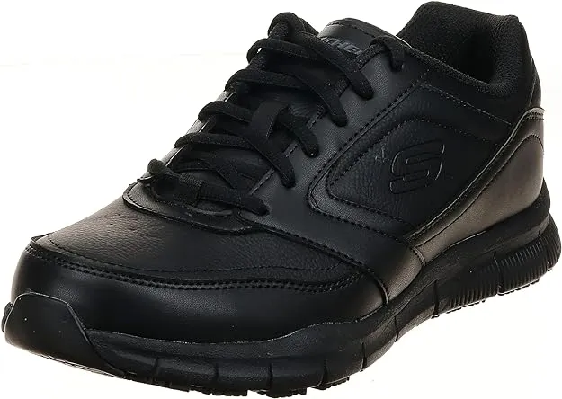 Skechers Work Men's Nampa Slip Resistant Shoes | Black | Size 14