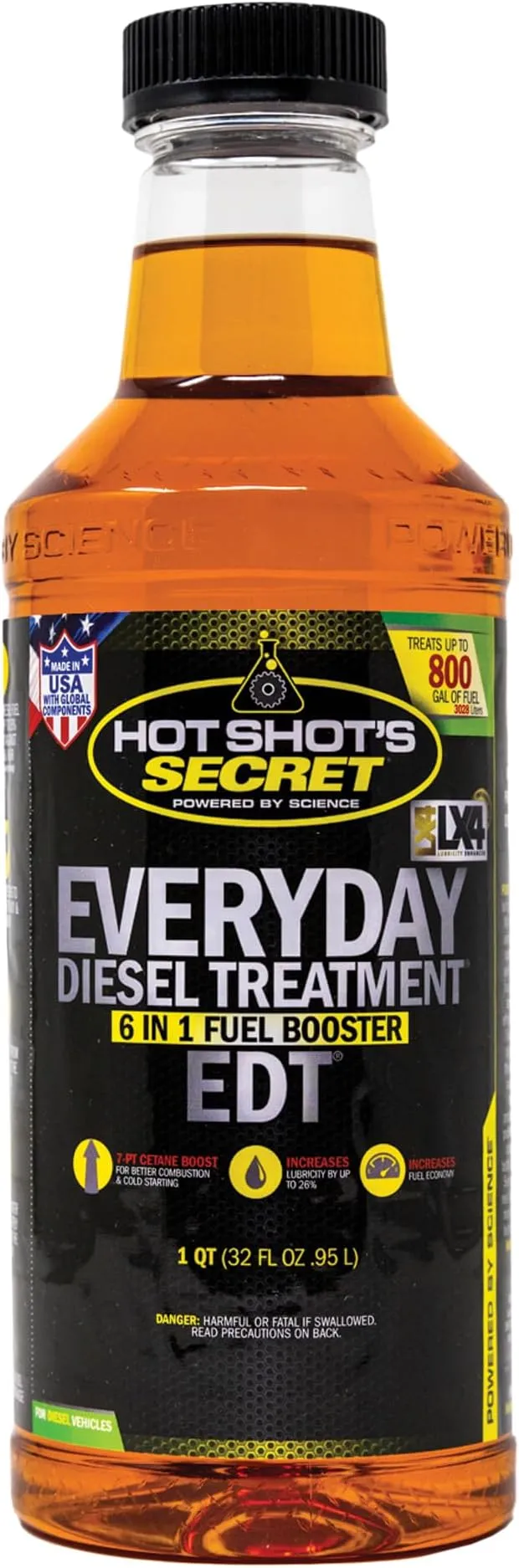 Hot Shot's Secret Everyday Diesel Treatment 16 Ounce 2 Pack (HSSEDT16ZSP2), Amber