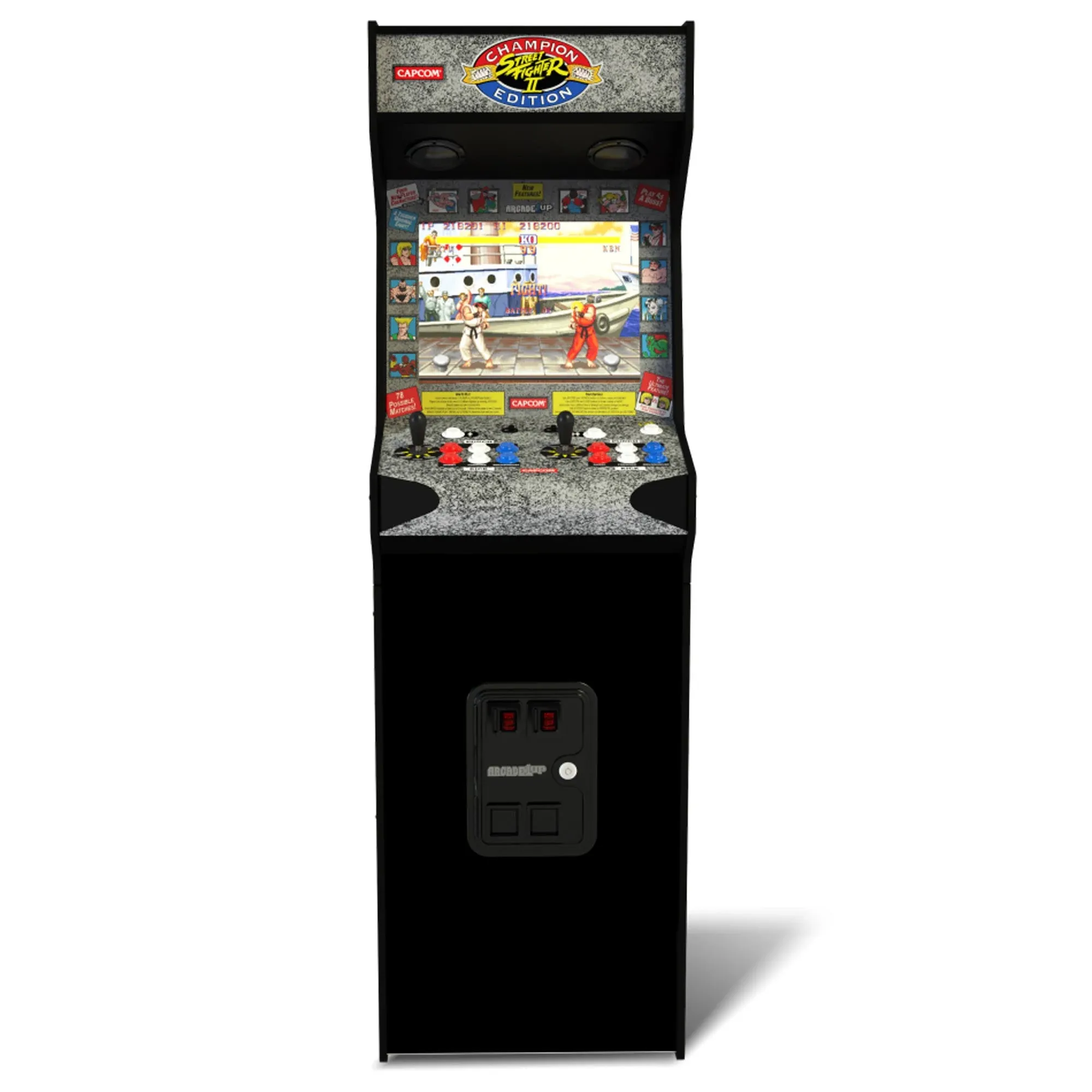 Arcade1Up Street Fighter II CE HS-5 Deluxe 5ft Stand-up Cabinet Arcade Machine