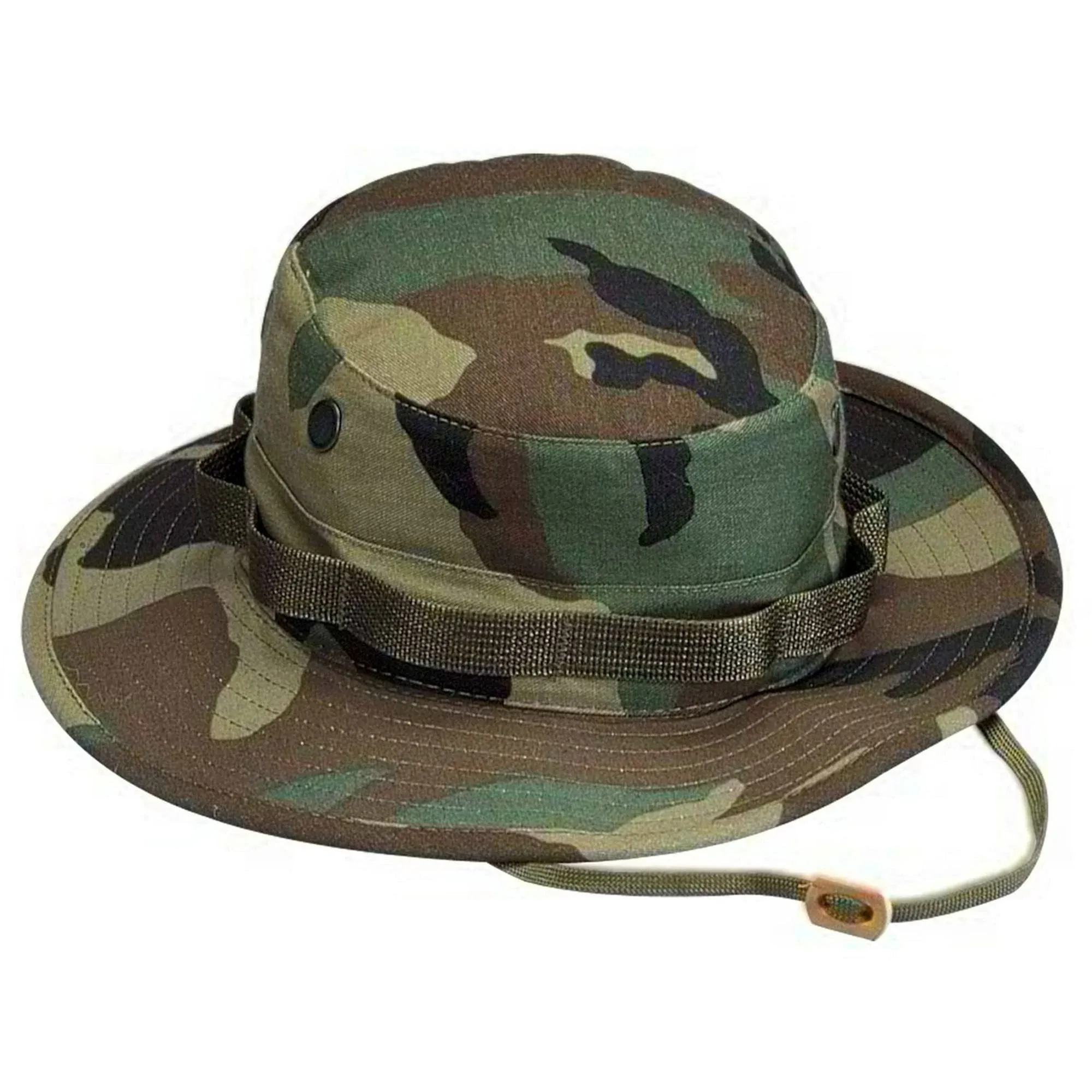 Khaki Military Wide Brim Fishing Hunting Boonie Hat