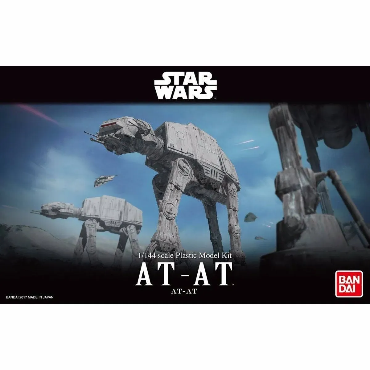 Bandai Hobby Star Wars 1/144 at-at Walker Building Kit, Multi (BAN214476), 8"