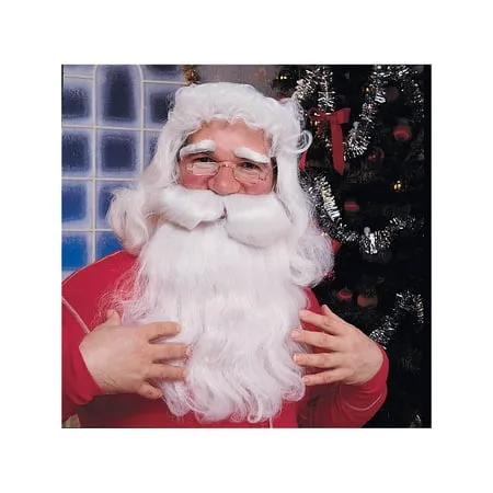 Santa Wig and Beard Costume Accessory Kit