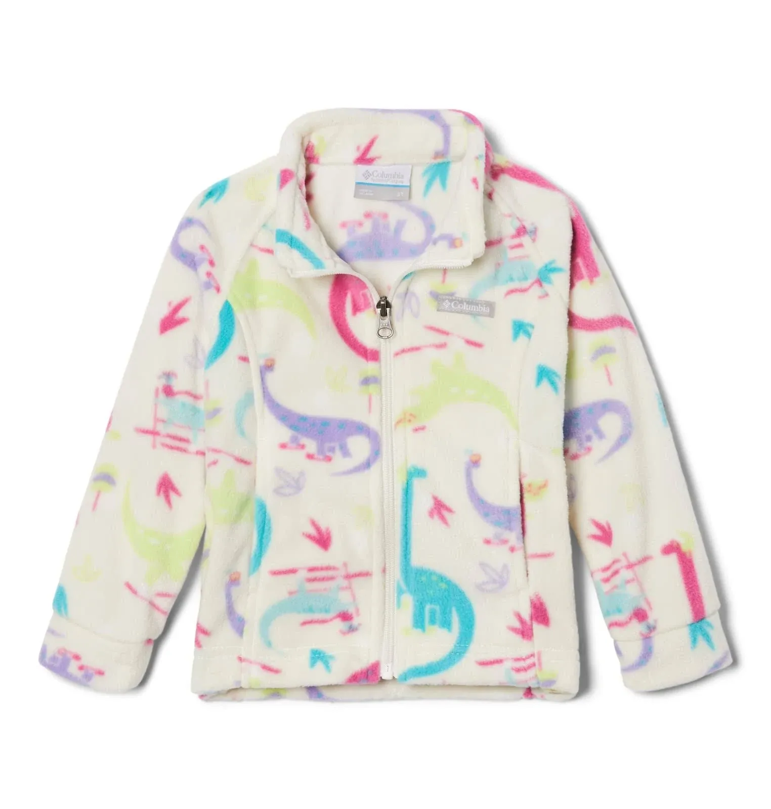 Columbia Girls' Toddler Benton Springs II Printed Fleece Jacket